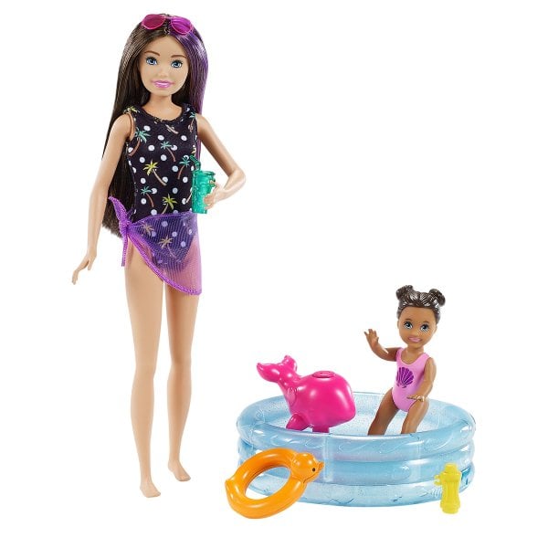 FHY97 Skipper Bebek Bakıcısı Bebeği ve Aksesuarları Oyun Seti