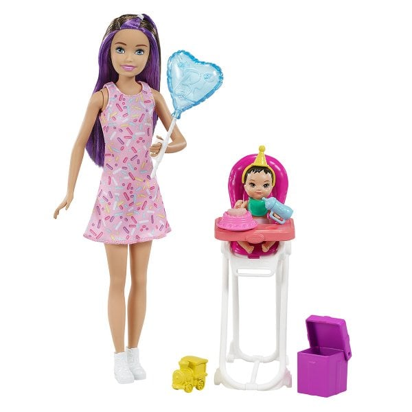 FHY97 Skipper Bebek Bakıcısı Bebeği ve Aksesuarları Oyun Seti