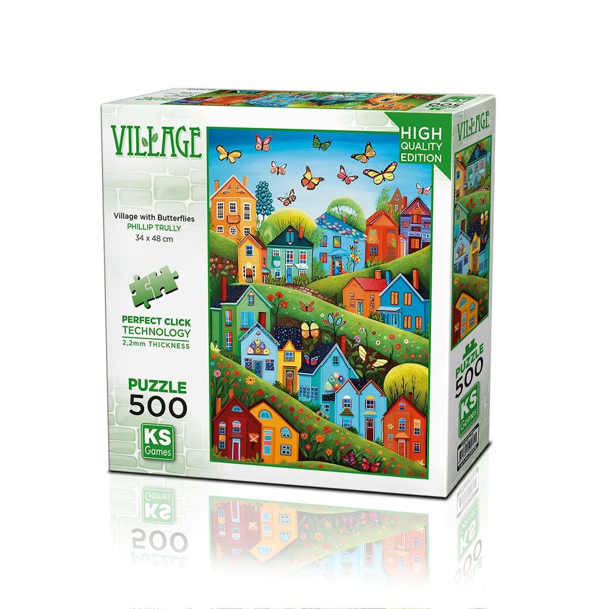 20079 PUZZLE 500 Village Tith Butterflies