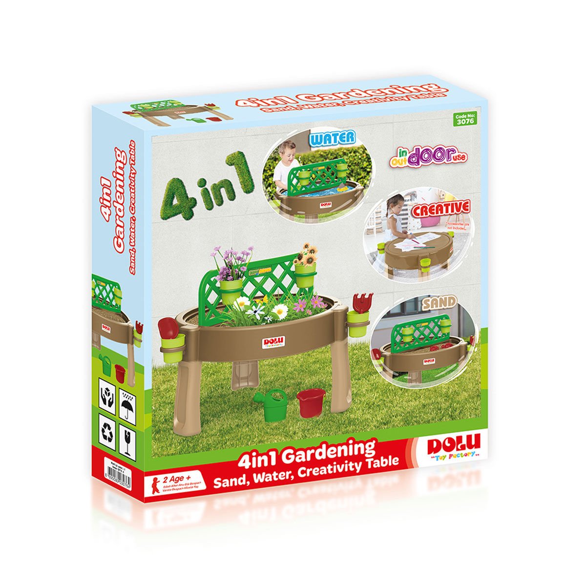 3076 Kum Su Aktivite Masası 4 ü 1 Arada -Dolu