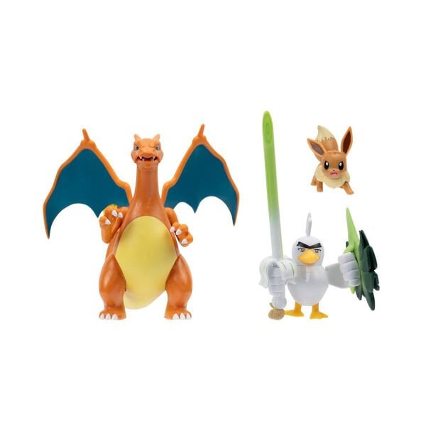 POK PKW2980 Pokemon Battle Aksiyon Figür ve Figür 3lü set