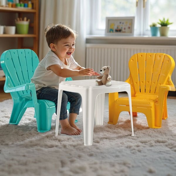 2617 OYUNCAK MASA VE 2Lİ SANDALYE SET