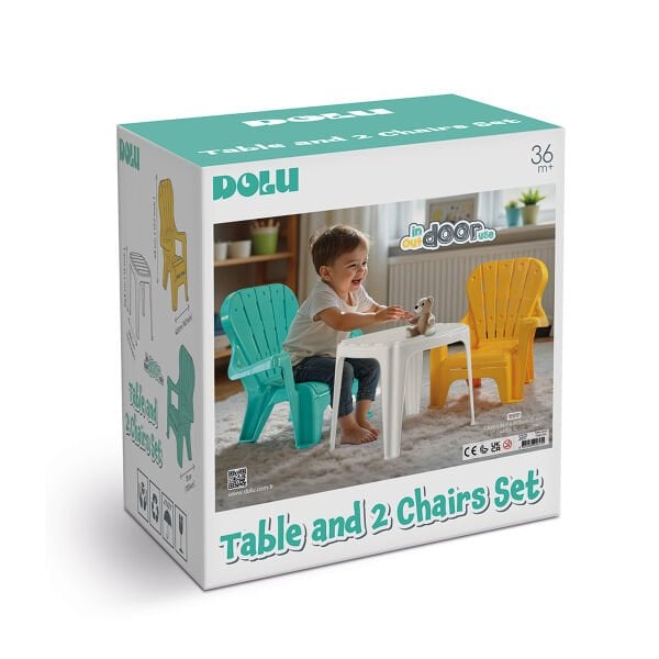2617 OYUNCAK MASA VE 2Lİ SANDALYE SET