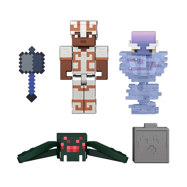 JKK15 HLB21 Minecraft 3lü Aksiyon Figür Seti 8 cm