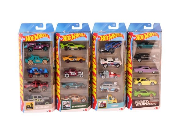 1806 Hot Wheels Beşli Araba Seti