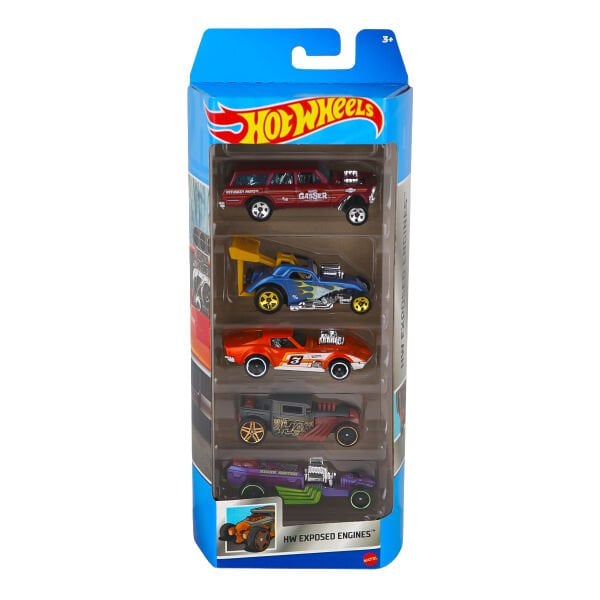 1806 Kampanya - Hot Wheels Beşli Araba Seti - ERKOL özel kampanya fiyatı
