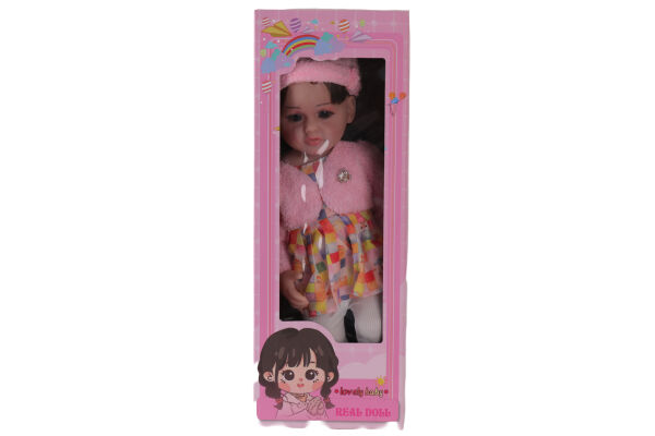 LMN232 55 CM MÜZİKLİ SİLİKONLU ET BEBEK