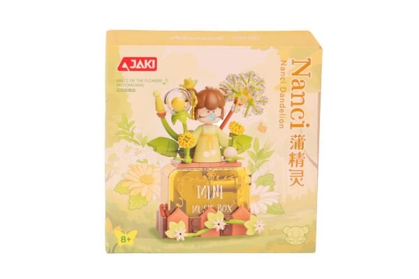 HK113 JAKİ KARAHİNDİBA MÜZİK KUTUSU 144 PARÇA BLOCK OYUNCAK