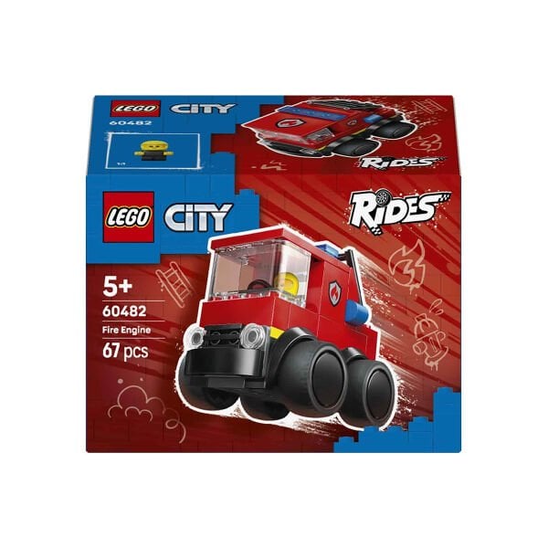 60482 Lego City Rides İtfaiye Kamyonu 67 parça +5 yaş