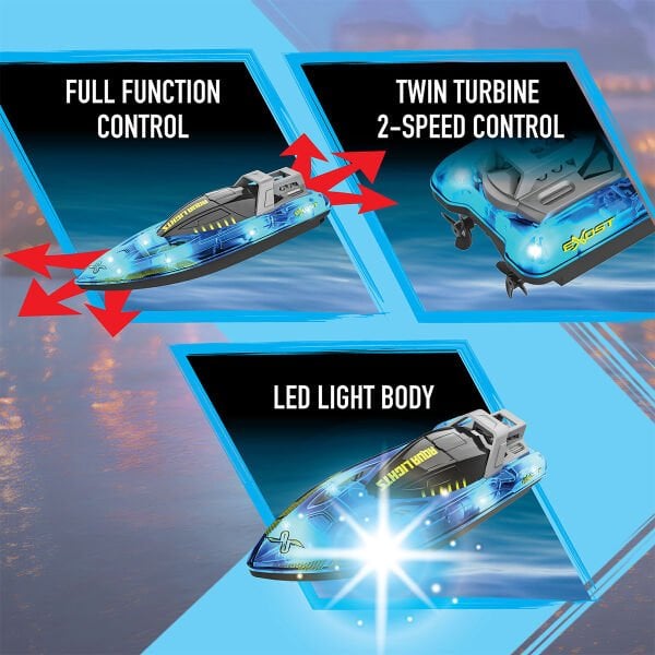 SIL 20606 Exost Aqua Lights Uzaktan Kumandalı Sürat Teknesi