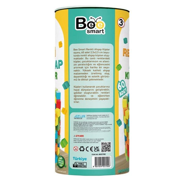 BS5700 BEE SMART RENKLİ AHŞAP KÜPLER
