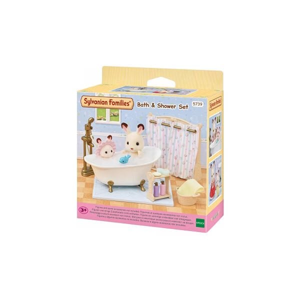 5739 Sylvanian Families Banyo ve Duş Seti (figürler dahil değildir) +3 yaş