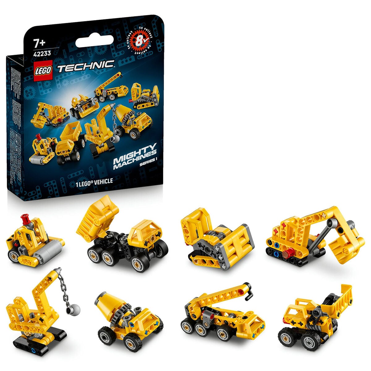 42233 Lego Technic Technic Güçlü Makineler 44 parça +7 yaş