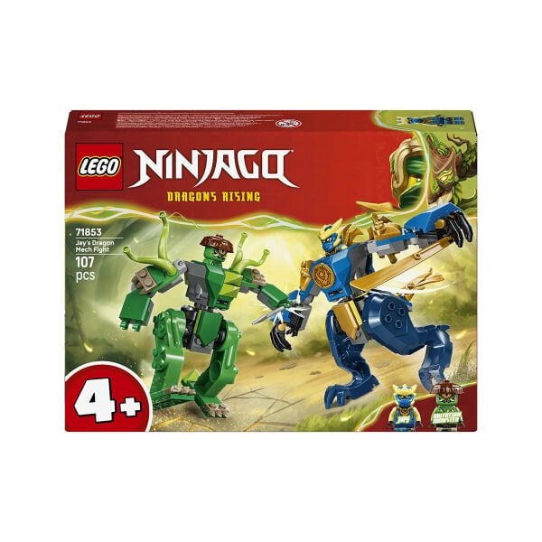71853 Lego Ninjago Jayin Ejderha Robotu Savaşı 107 parça +4