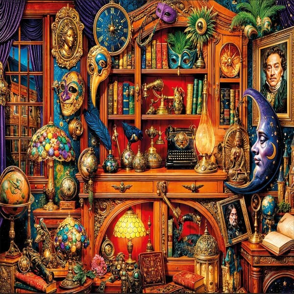 20853 PUZZLE 1000 ENCHANTED COLLERTORS ROOM