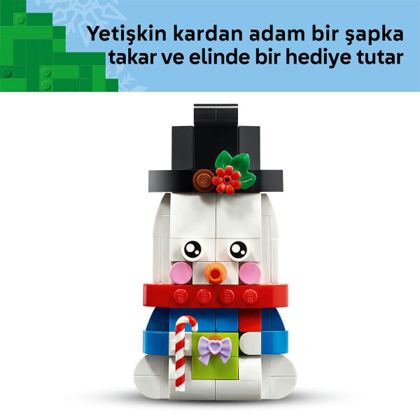40812 Lego iconic Kardan Adam Süsleri 168 parça +6 yaş