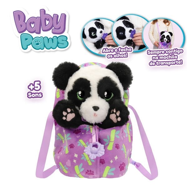 BAW10000 Baby Paws Sesli Panda 20 cm Peluş