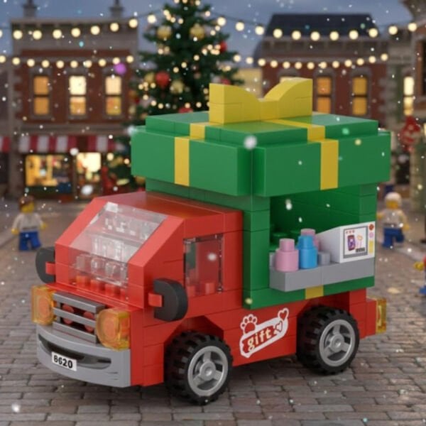 LZ-8637 LOZ HEDİYE ARABASI 180 PARÇA BLOCK OYUNCAK-MİNİ POŞET