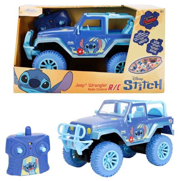 9267 SUN-SIM-JDA-R C ARABA 1 16 STITCH JEEP WRANGLER F F 2 4GHZ STCH