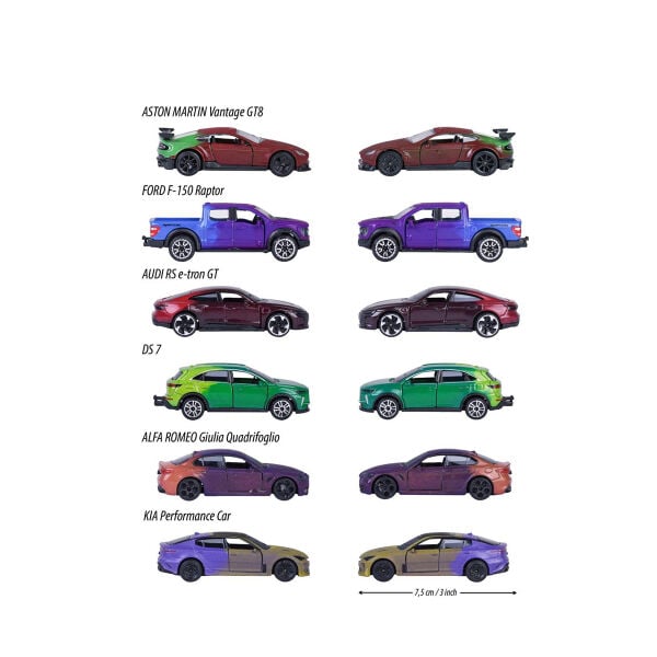 8504000001 Color Changers Premium Cars 6-asst(Belirtilen fiyat, tekli satış için adet fiyatıdır.)