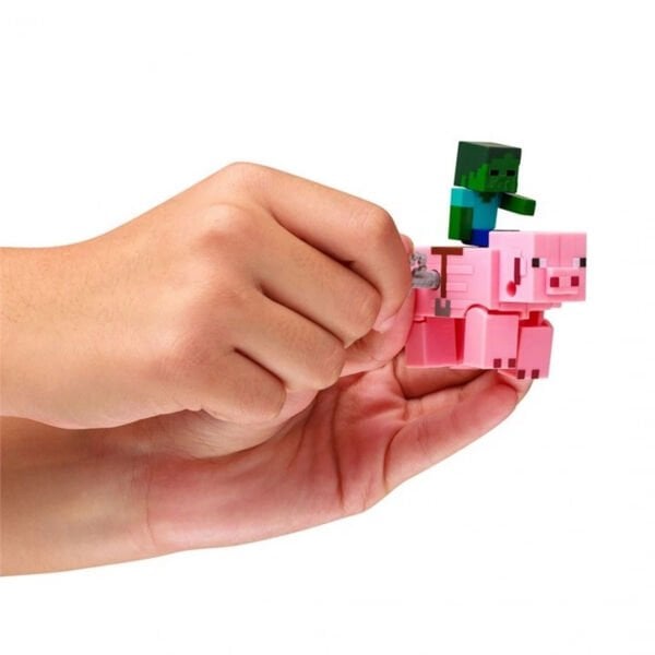 PMI/MC1014 MİNECRAFT 3D KURMA MEKANİZMALI FİGÜRLER 2Lİ ASORTİ