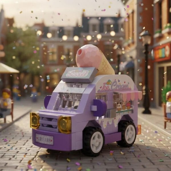 LZ-8638 LOZ DONDURMA ARABASI 140 PARÇA BLOCK OYUNCAK-MİNİ POŞET