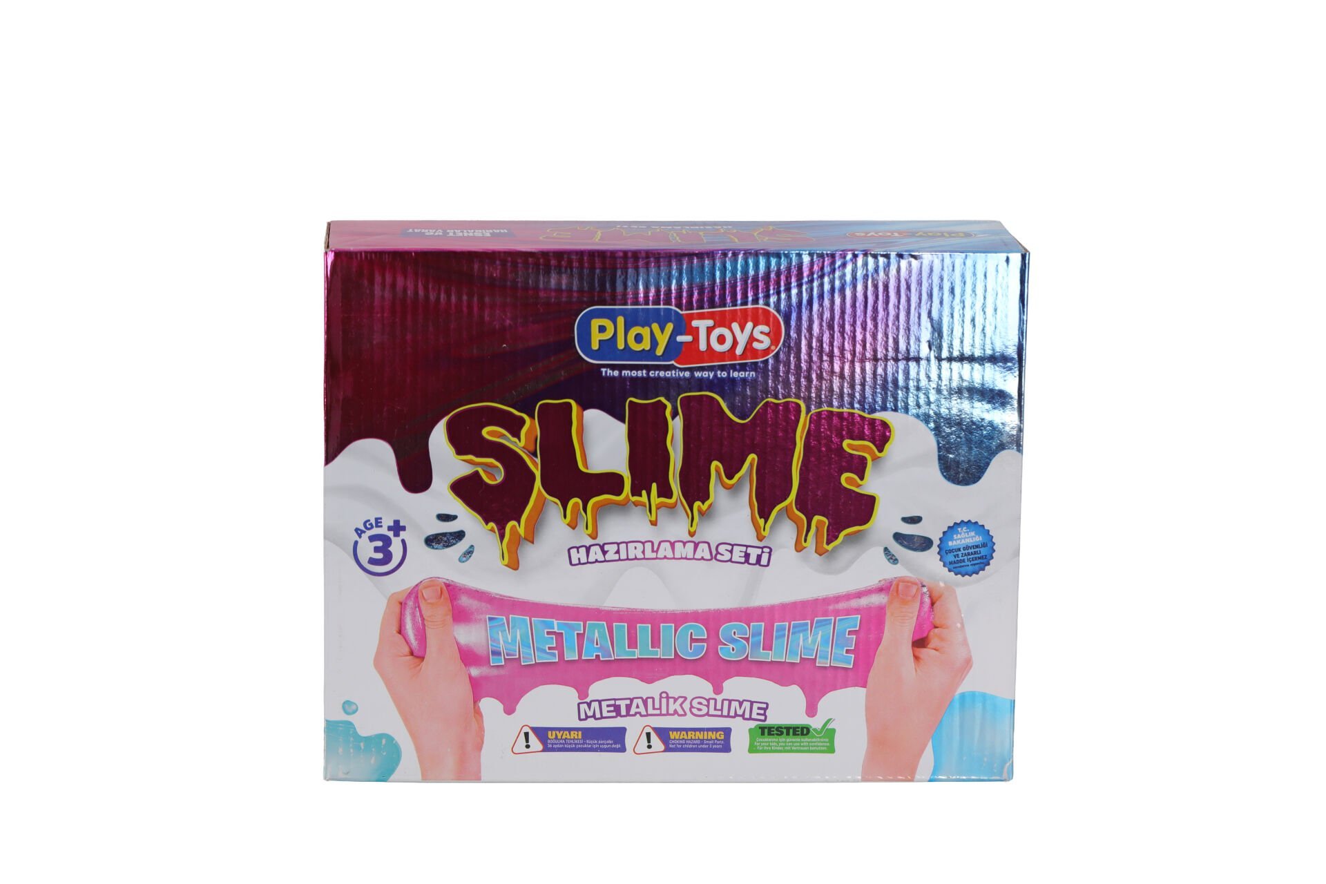 4263-METALİC PLAYTOYS DIY SLİME SET METALIC