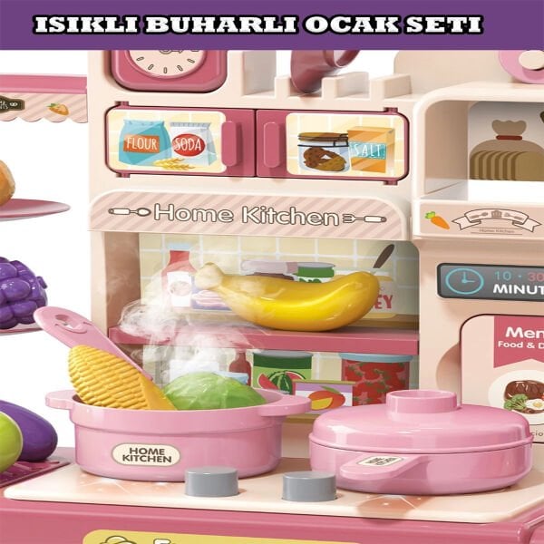 2550 BUHARLI PİLLİ MUTFAK SET PEMBE 16