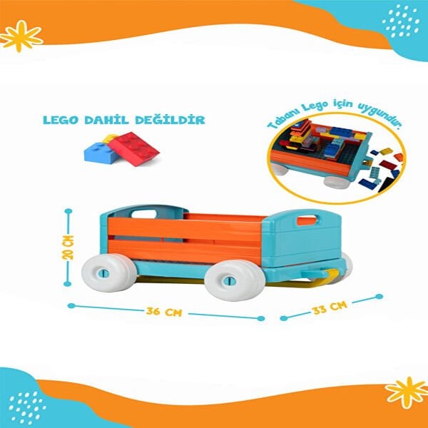 URT046-001 ÇEK ÇEK ARABAM TURUNCU