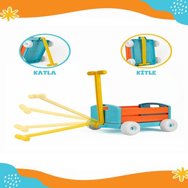 URT046-001 ÇEK ÇEK ARABAM TURUNCU