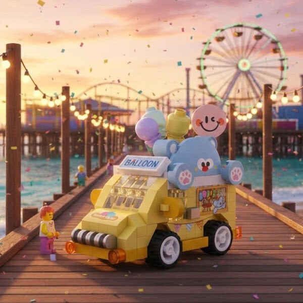 LZ-8639 LOZ BALON ARABASI 160 PARÇA BLOCK OYUNCAK-MİNİ POŞET