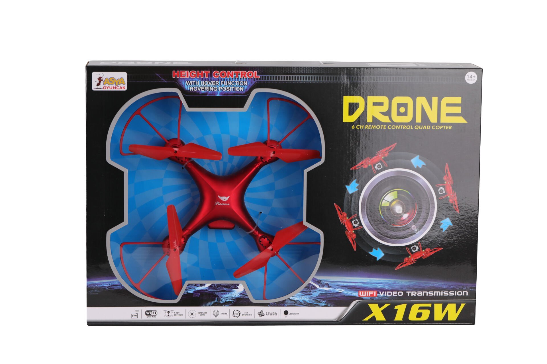 22571-X16W Kumandalı Kameralı Drone - Asya Oyuncak