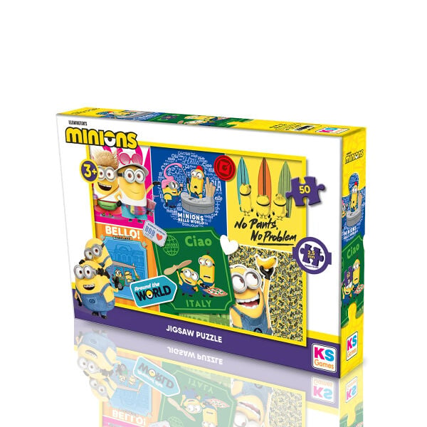 MO 709 MINIONS 50 PARÇA LİSANSLI PUZZLE