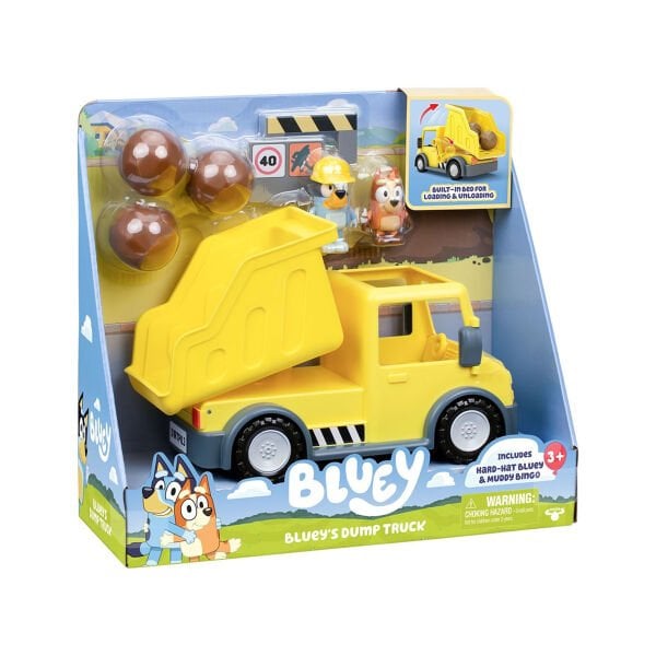 BLUEY 17673 Bluey Damperli Kamyon ve Figür Oyun Seti