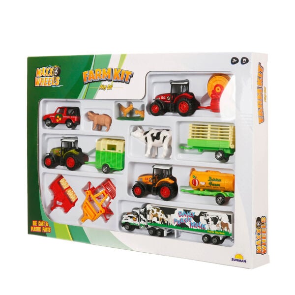 S00019404 SUN-PIO-MXX-DC ÇİFTLİK SET TRAKTÖRLÜ 14 PRÇ BYK