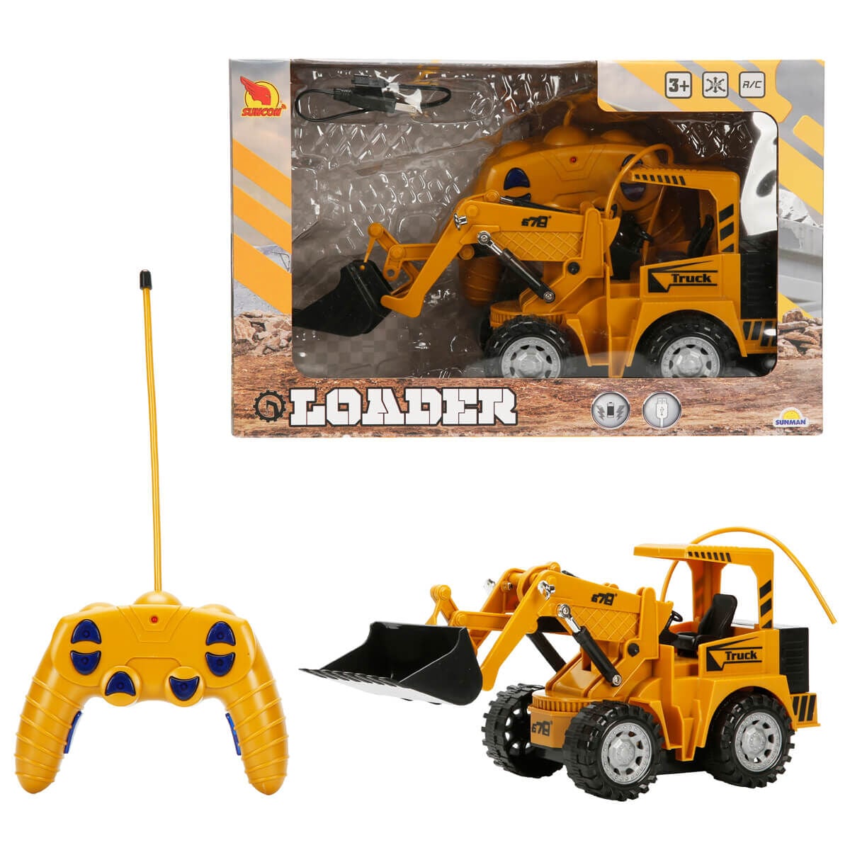 4491 SUN-RST-SNC-R/C İŞ MAKİNESİ DOZER F/F 3.7V.USB
