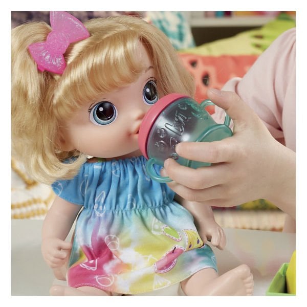 F7356 Baby Alive Bebeğim ile Eğlenceli Yudumlar Sarışın +3 yaş