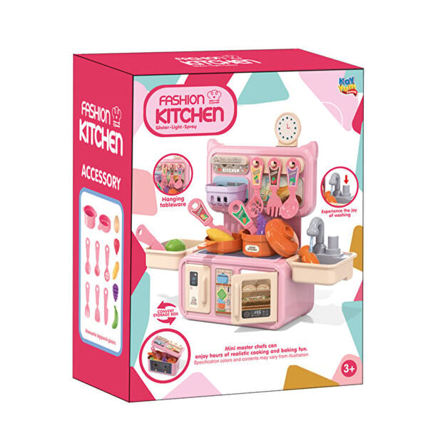 2560 MİNİ MUTFAK SET-PEMBE 24