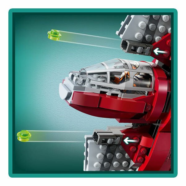 75362 LEGO® Star Wars Ahsoka Tano'nun T-6 Jedi Mekiği 601 parça +9 yaş