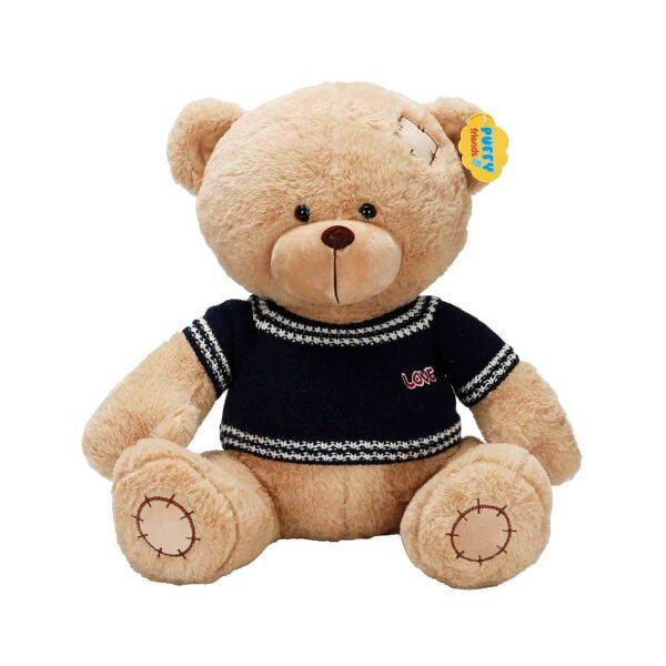 2001008 SUN-SABC-JNH-PFF-SK PELUŞ AYI OTURAN KAZAKLI 42 CM 2R