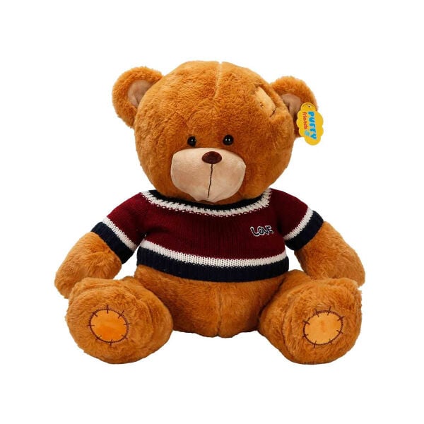 2001008 SUN-SABC-JNH-PFF-SK PELUŞ AYI OTURAN KAZAKLI 42 CM 2R