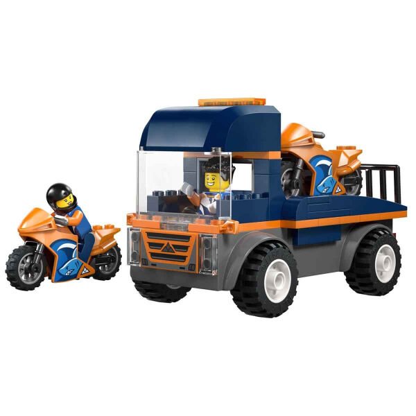 60491 Lego City Motosiklet Taşıyıcı 88 parça +4 yaş