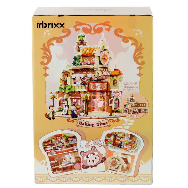 P881103 PANLOS Brick - Teddy Koleksiyonu - Pastane 1547 Parça Yapım Seti