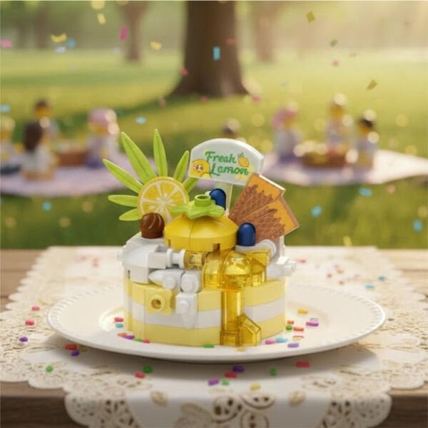 LZ-8643 LOZ LİMONLU PASTA 160 PARÇA BLOCK OYUNCAK-MİNİ POŞET