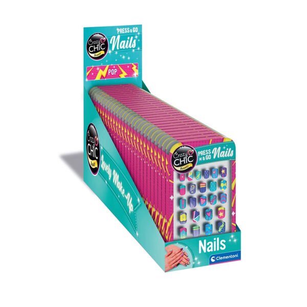 18907 Crazy Chic - Tak ve Git Tırnaklar - Gökkuşağı