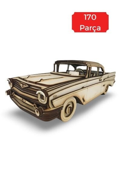 ALG-3021 CLASSİC AMERİCAN CAR 170 PARÇA