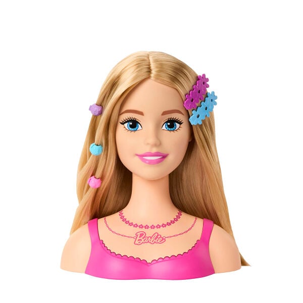 HMD88 Barbie Saç Tasarımı Büstü - Sarı Saçlı
