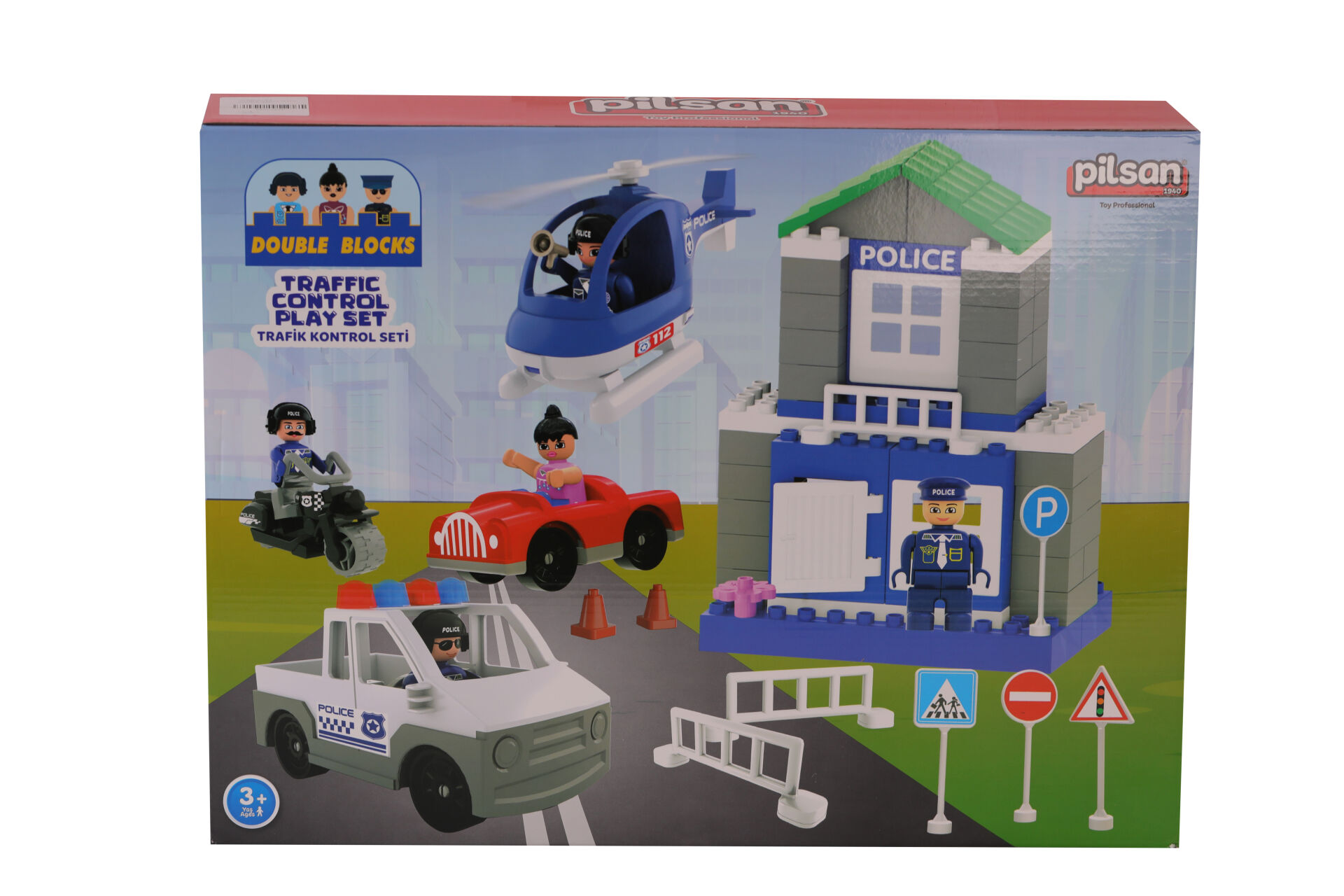 03 613 Pilsan Double Bloklar Trafik Kontrol Seti