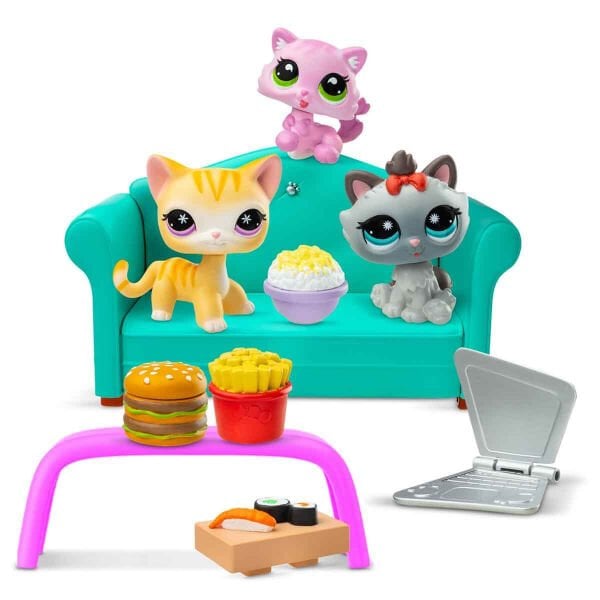 6360 SUN-Littlest Pet Shop Minişler Lokanta Oyun Seti