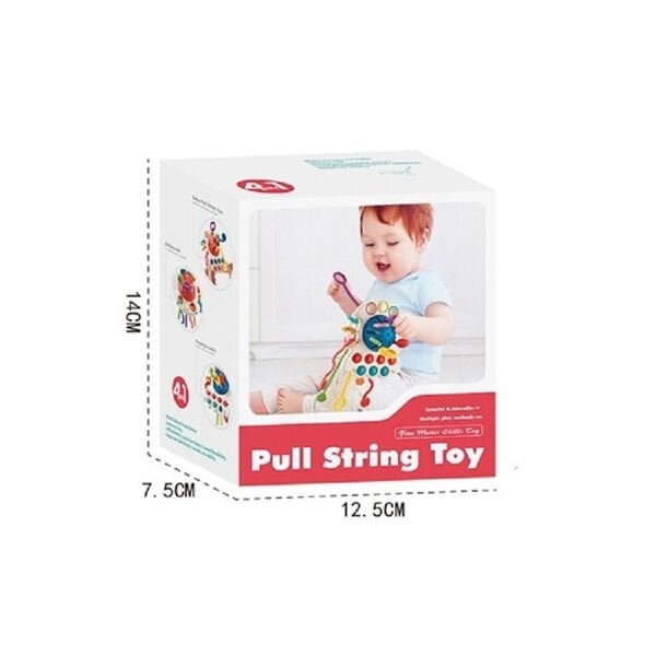 BIB68859-Vardem Duyusal Montessori Oyuncaklar  Toplu-Çekme İpli